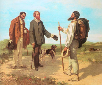 The Greeting by Gustave Courbet